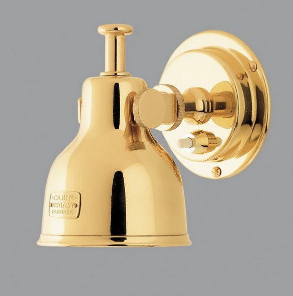 Cabin Denmark Cabin Brass PVD klein, LED Edelstahl messing beschichtet 1,2W,12V-24V