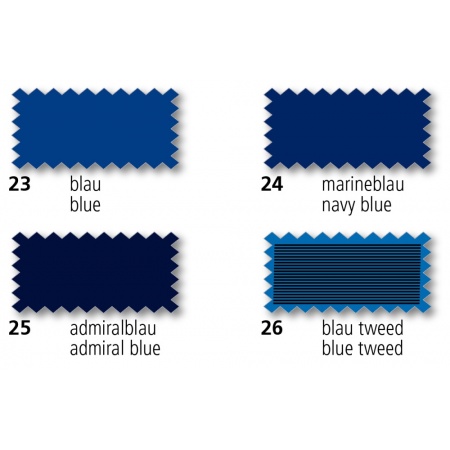 Lindemann Persenningstoff einseitig PU-beschichtet blau (022), 1 Meter Lindemann Persenningstoff einseitig PU-beschichtet blau (022), 1 Meter