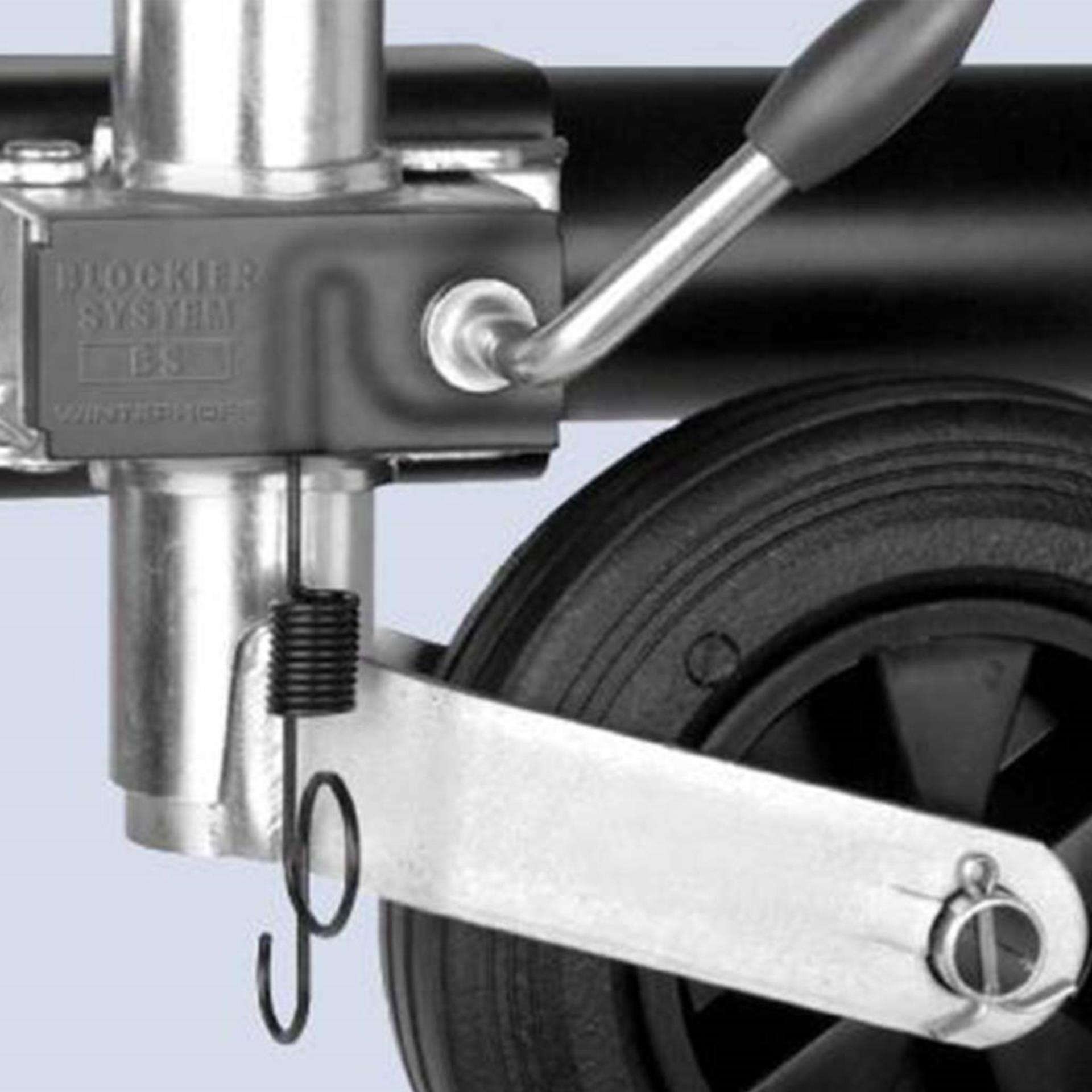 Bierhake Blockiersystem für Stützrad