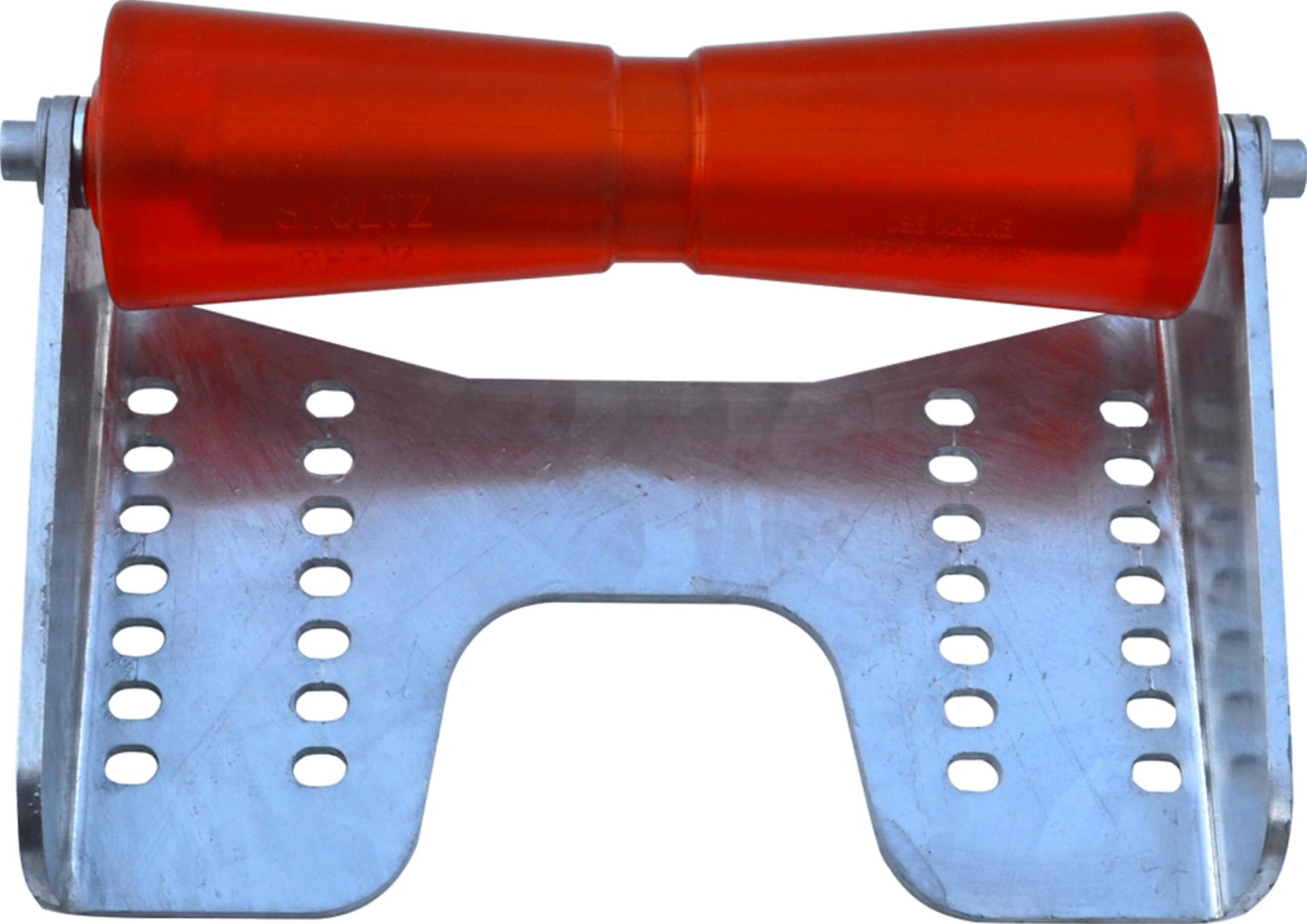 Harbeck Trailer Poly Kielrolle mit Halter für Lochabstand 175 mm & 225 mm