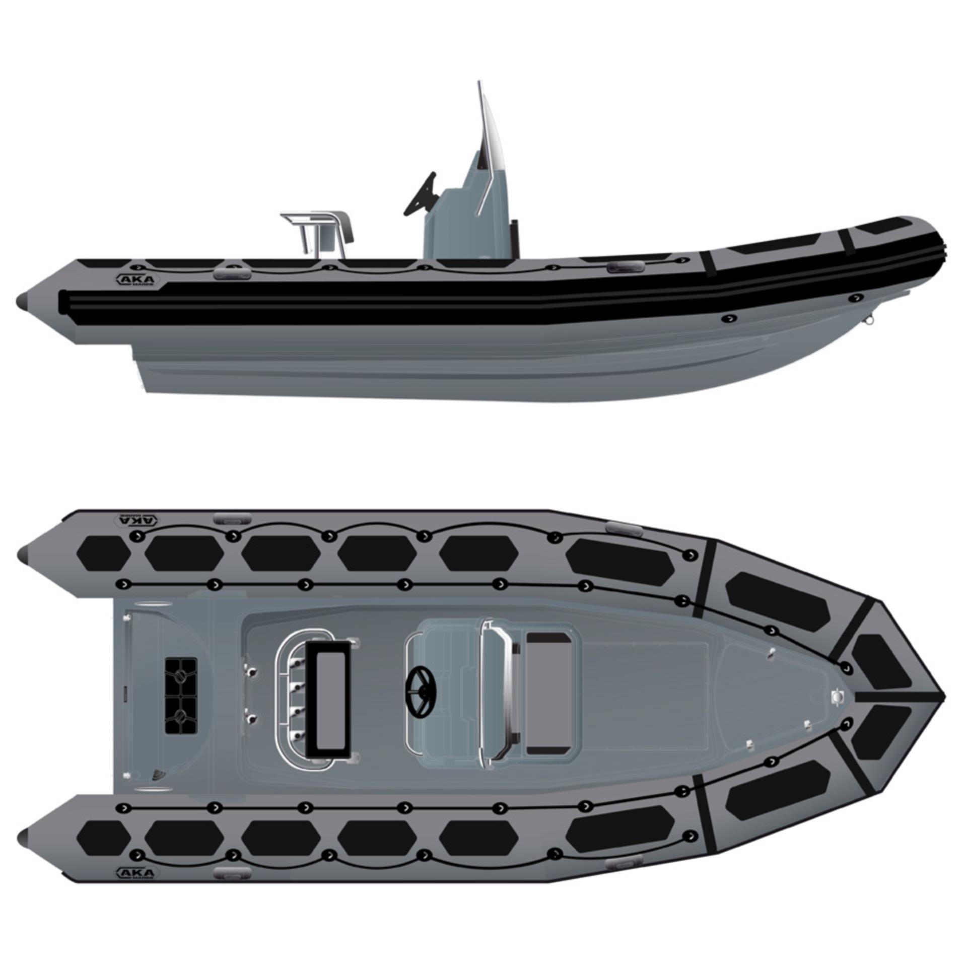 AKA-Marine AKA MARINE R63-C CSM-CR grau