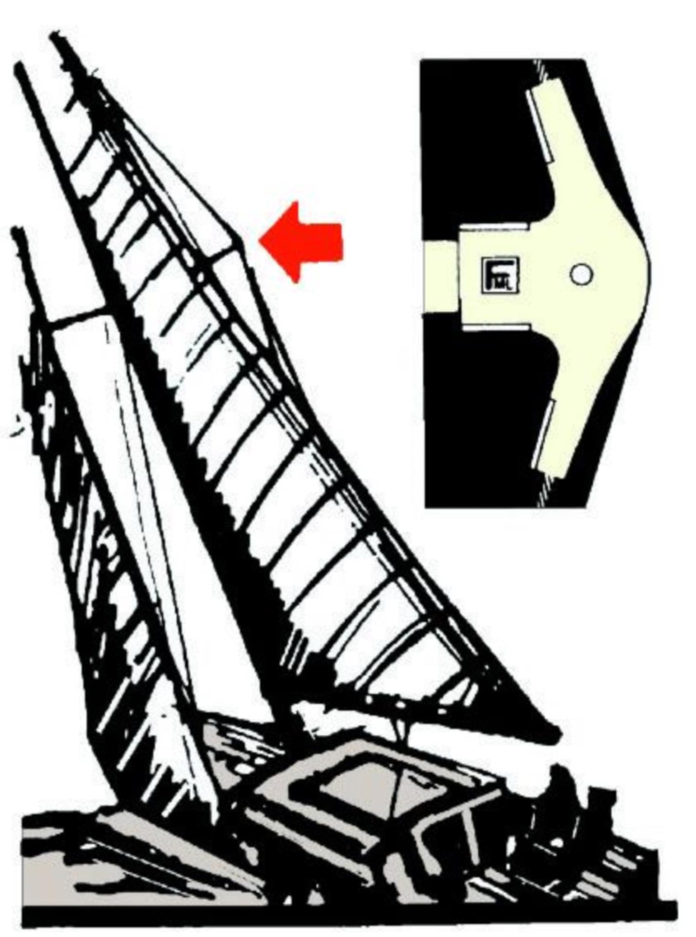 Osculati Anpassbare Nockschoner für Seil 4 mmØ