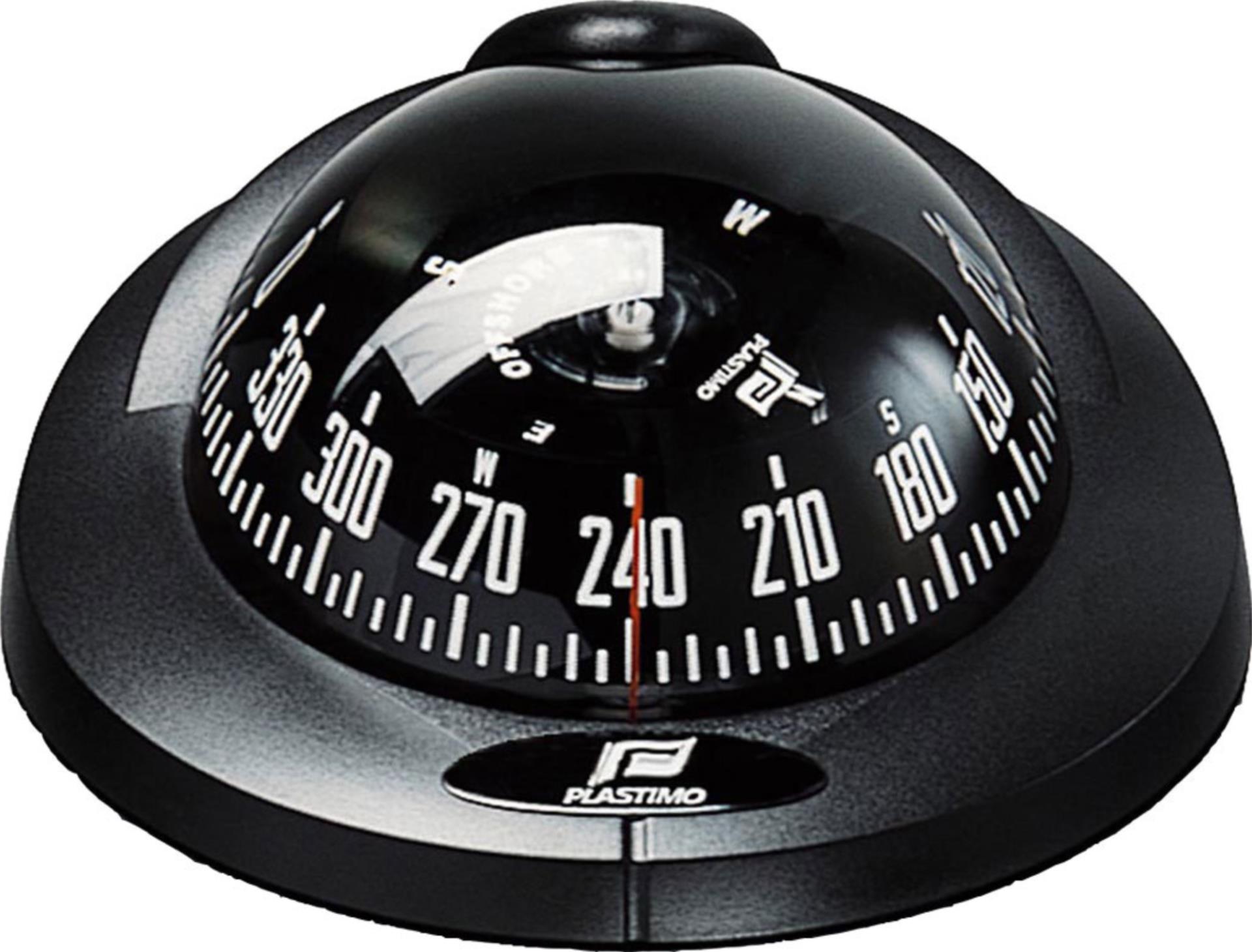 Plastimo Offshore 75 Kompass schwarz, Flach Aufbau Plastimo Offshore 75 Kompass schwarz, Flach Aufbau
