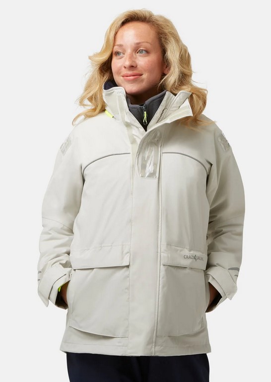 Crazy4Sailing C4S Bergen II, Jacke, Damen, silber, S