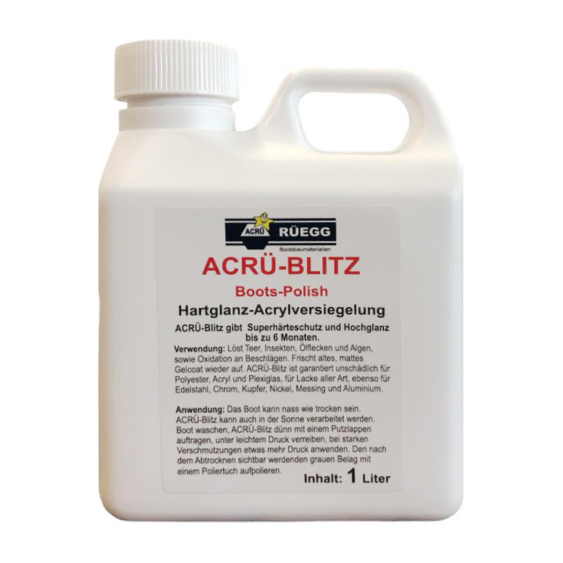 Yachticon Ruegg Acrü Blitz Poliermittel, 1 Liter