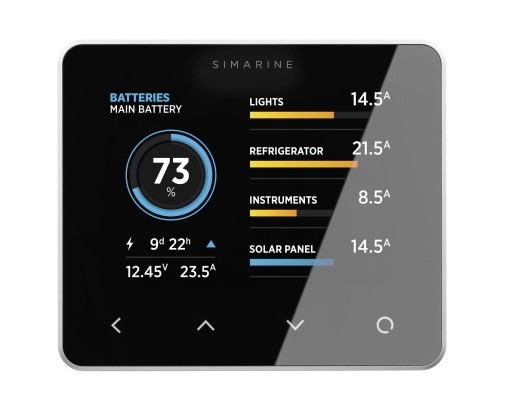 Simarine Pico Standard Paket Aufbau, Aluminium silber
