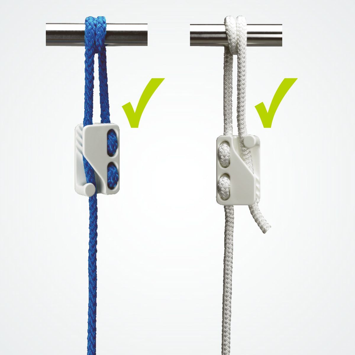 Clamcleat Fenderclip CL234 weiß für 6 - 12 mmØ Tau Clamcleat Fenderclip CL234 weiß für 6 - 12 mmØ Tau