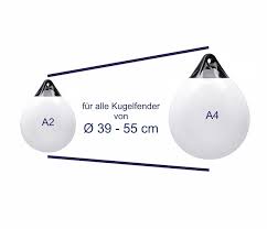 Rollneck Fenderüberzug schwarz Kugelfender 39 - 55 cm, A2 -A4 (Stück)