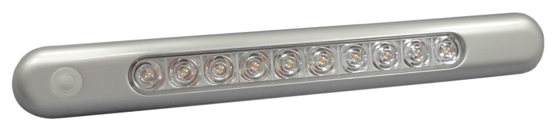 Osculati LED Deckenleuchte Aufbau 10 LED, weiss mit Schalter