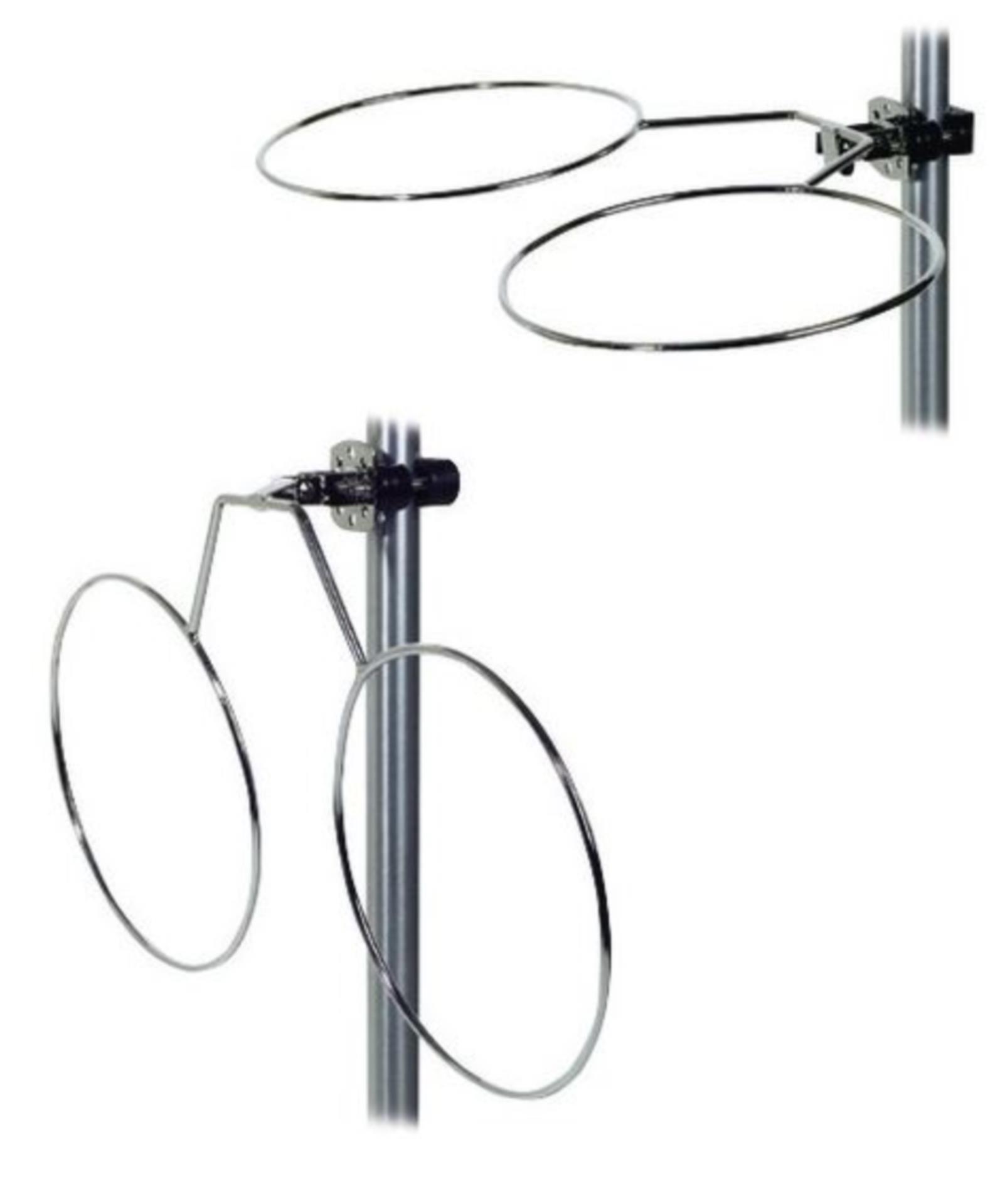 Osculati Doppelfenderring, klappbar 150 mmØ  (für Fender 14 x 15 cm)