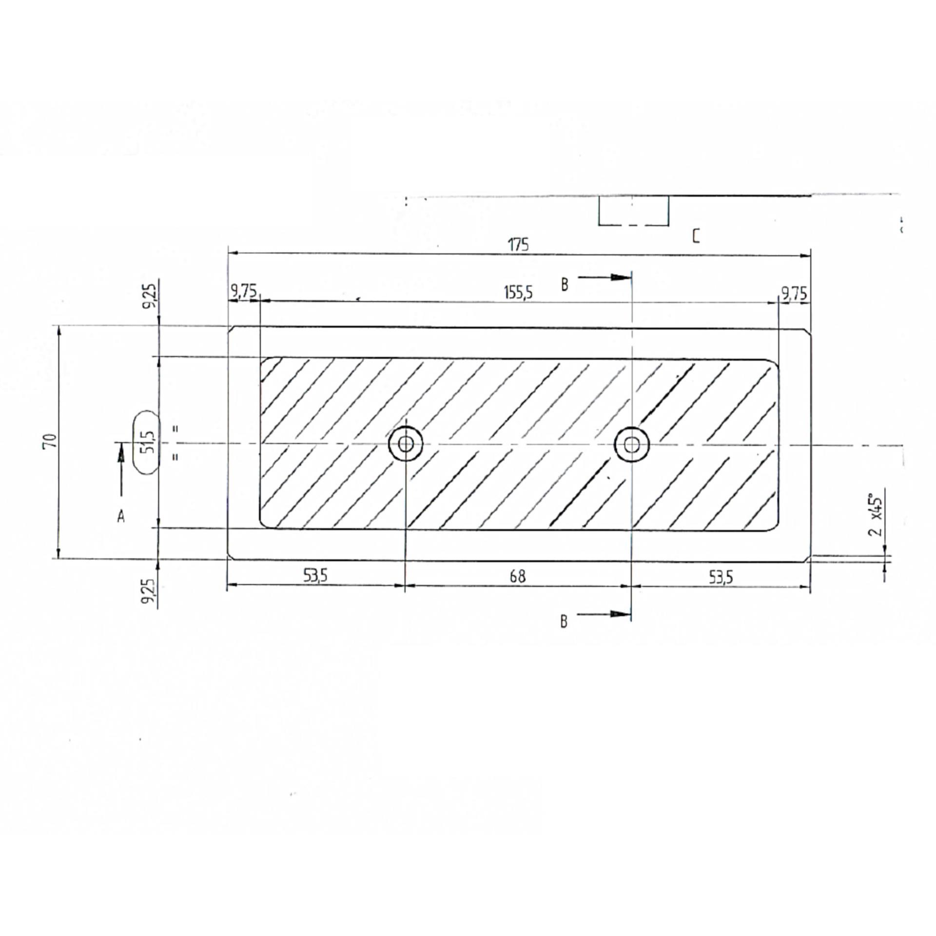 Osculati Erdungsplatte Standard, 1,1 m² (150 x 50 x 12 mm) Osculati Erdungsplatte Standard, 1,1 m² (150 x 50 x 12 mm)