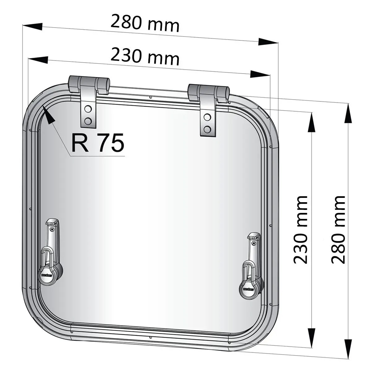 Vetus Planus Luke 230 x 230 mm