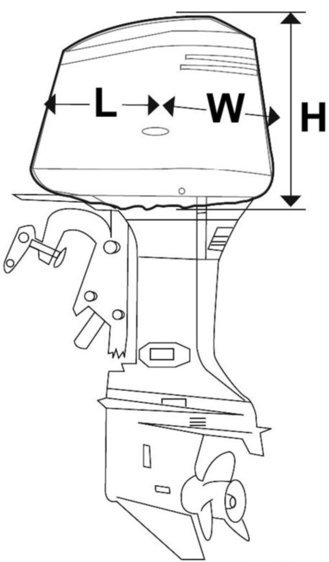 Osculati Aussenborder Abdeckung 2 - 4 PS, (40 x 24 x 27 cm) Osculati Aussenborder Abdeckung 2 - 4 PS, (40 x 24 x 27 cm)