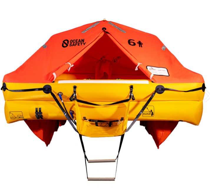 Ocean Safety Rettungsinsel Ocean ISO 6 Personen , Tasche 