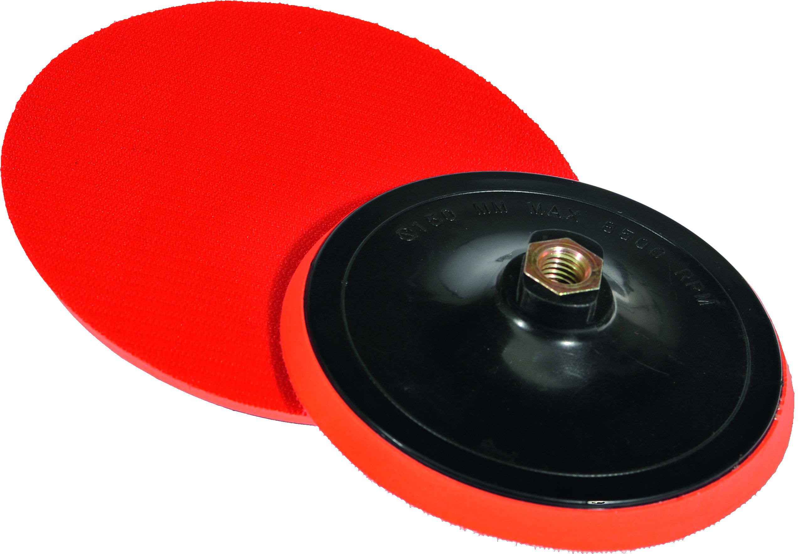 Yachticon Polier- / Schleifteller mit Klett, 150 mmØ