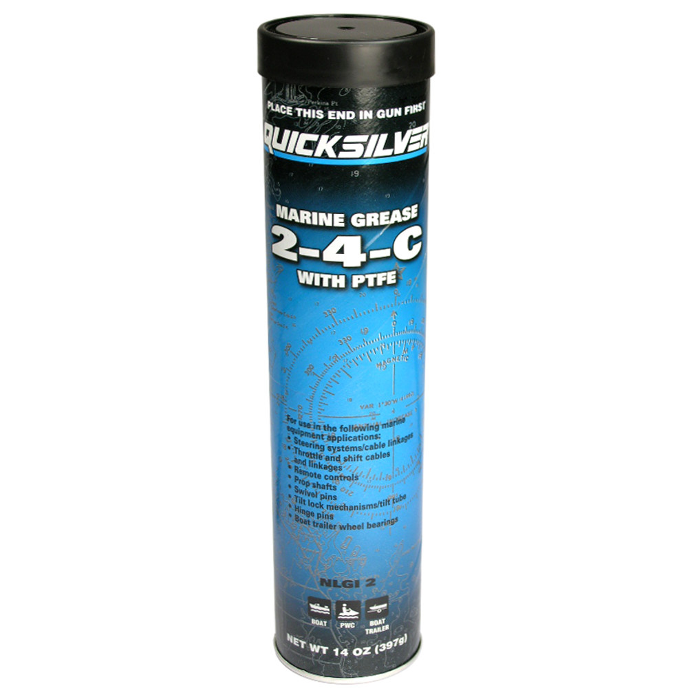 Quicksilver Wasserfestes Fett mit PTFE, Kartusche 397 gr.