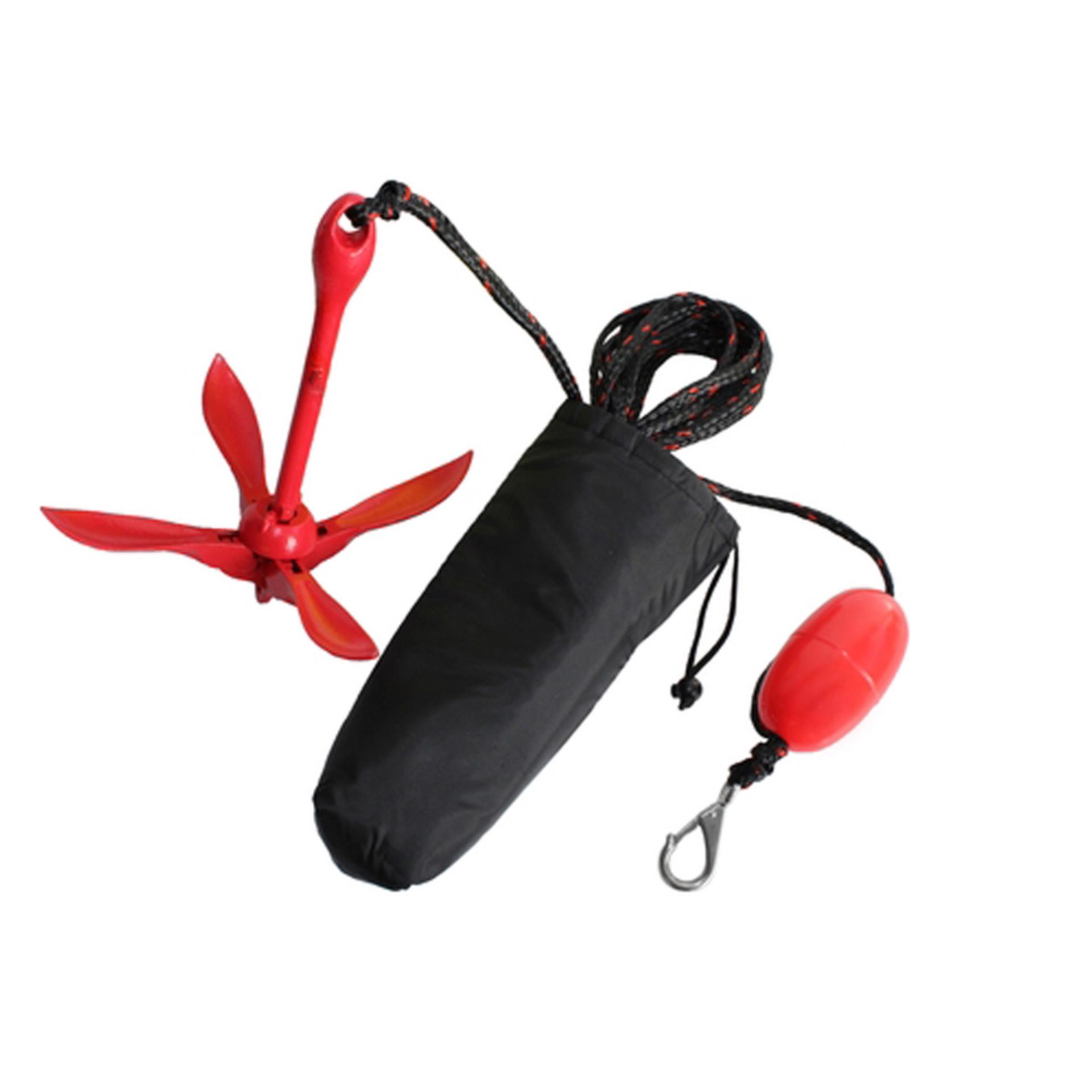 Trem Mini Ankerset 1,5 kg mit Tauwerk 7,6 Meter und Tasche
