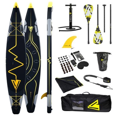 Vetus Yellow V SUP Board Heartbeat 13 - "TUGELA"