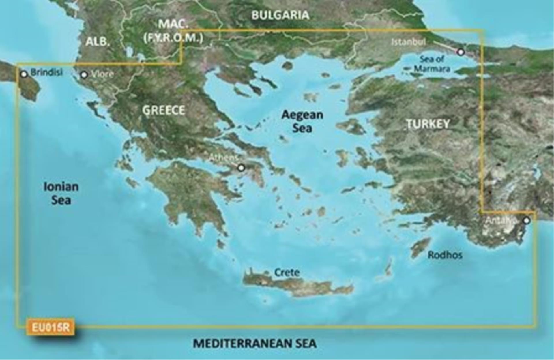 Garmin G3 Vision EU015R Aeg. Sea & Sea of Marmara