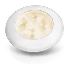 Hella Marine Leuchte, rund, weiß-warm LED,  Weiss