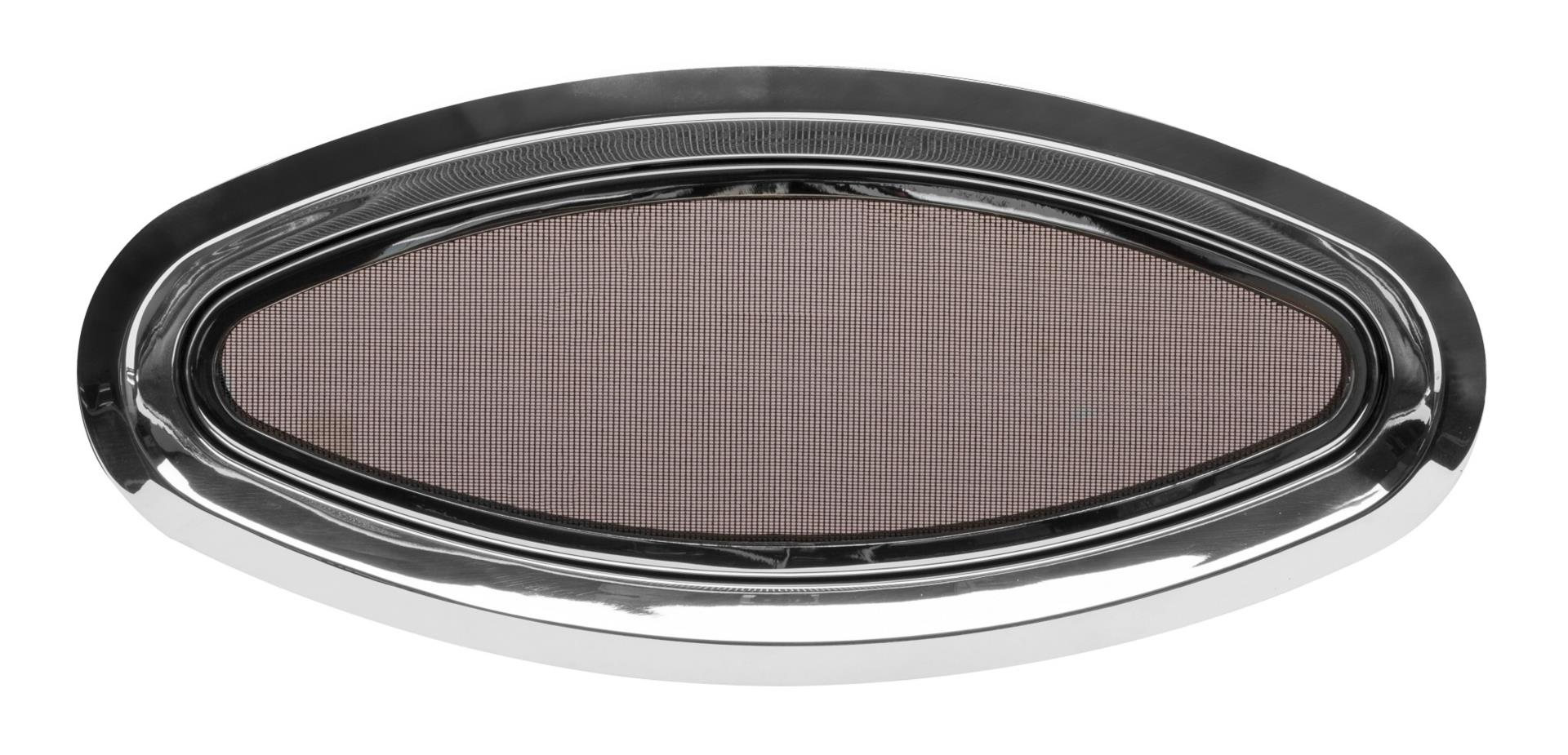 Allpa Aufklappbares Bullauge Edelstahl, 216 x 472 mm