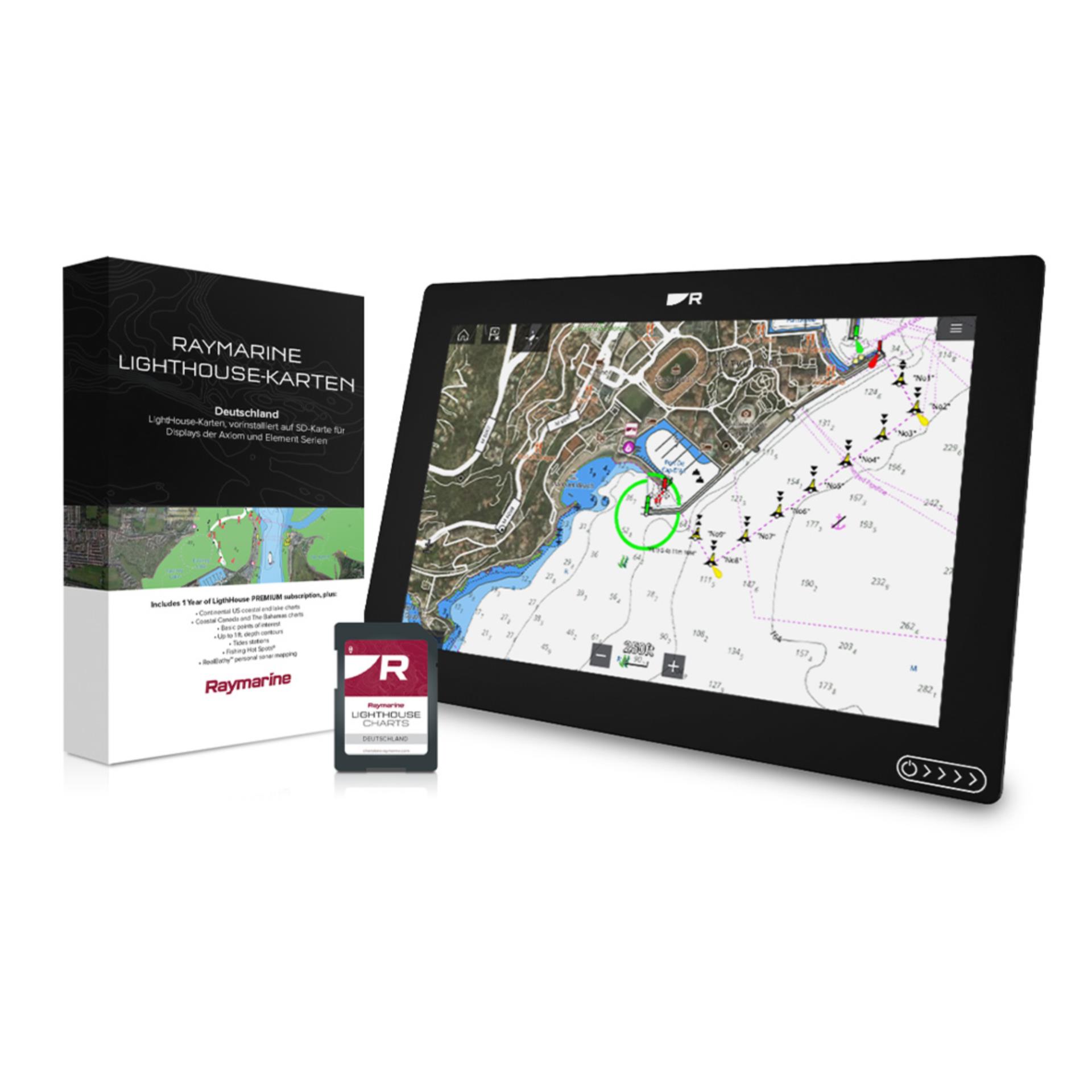 Raymarine Axiom+ 9 MFD mit Nordeuropakarte LH