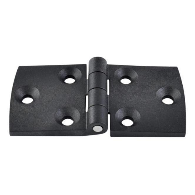 Kunststoff-Scharnier, symmetrisch 80x40mm Black Line