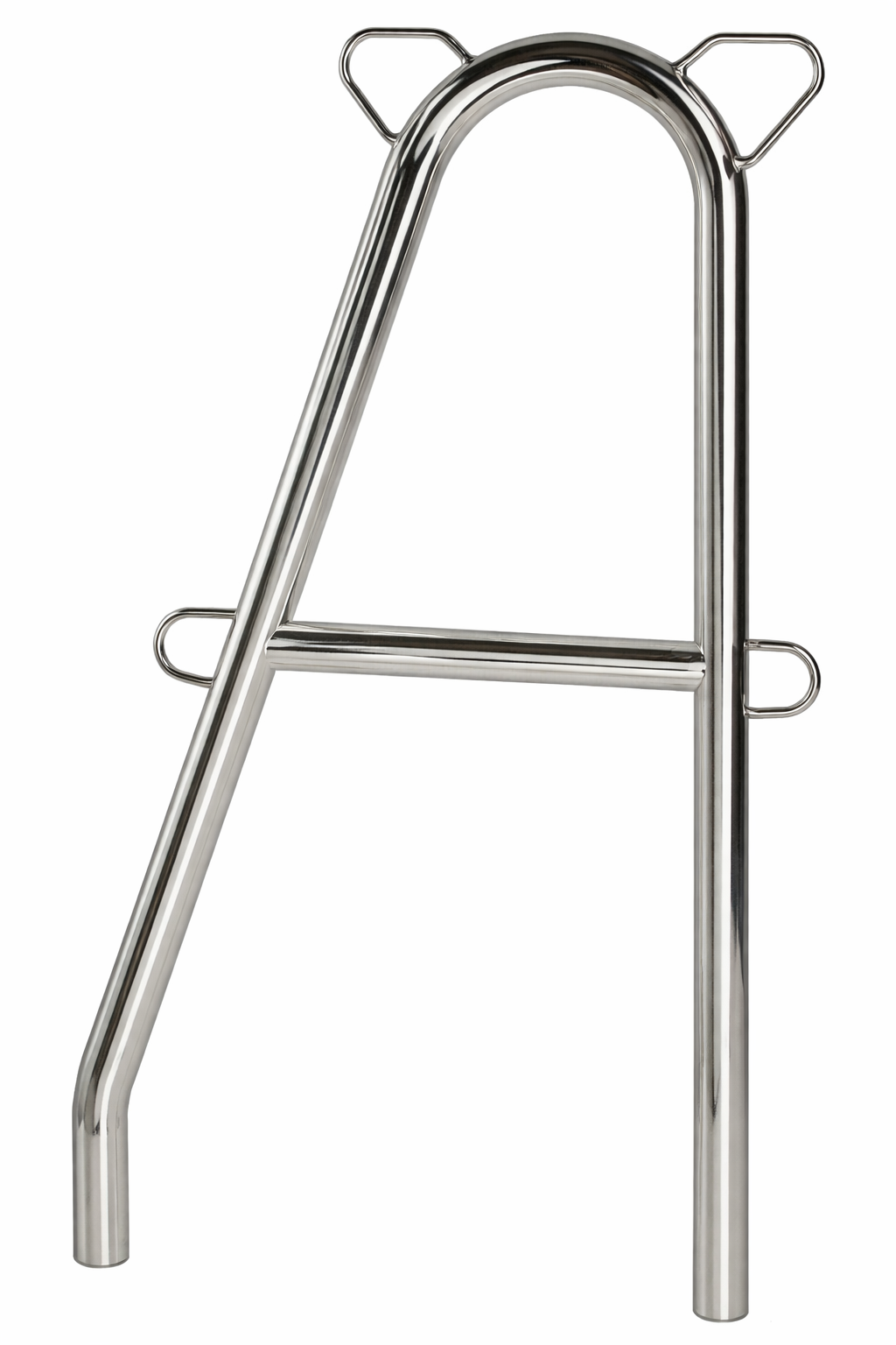 Osculati Relingsstütze 622 mm, Doppelstütze 25 mmØ mit Querstange