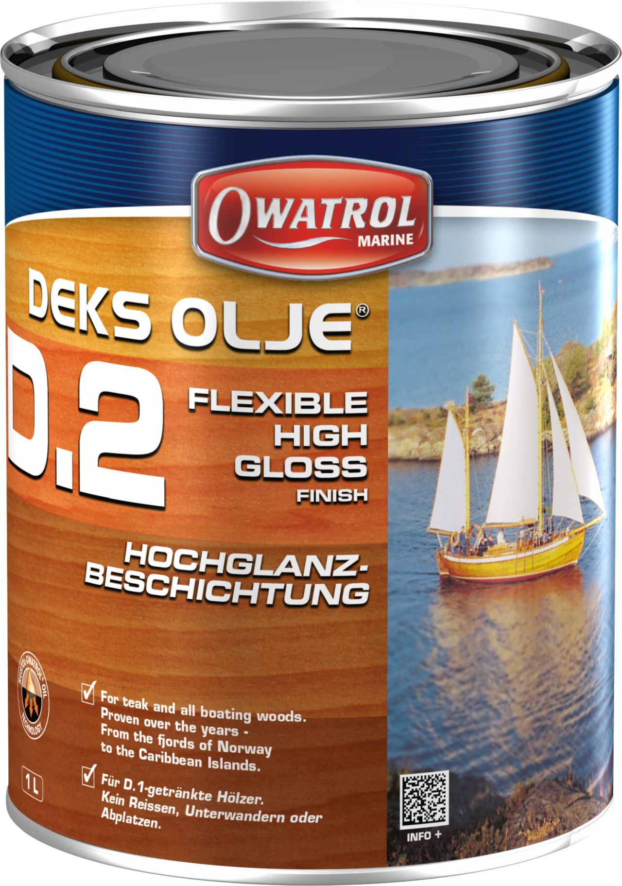 Owatrol Deks Olje D2, 2,5 Liter