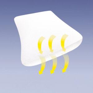 Gisa Tex Gisamed® Kopfkissen, 40 x 80 cm