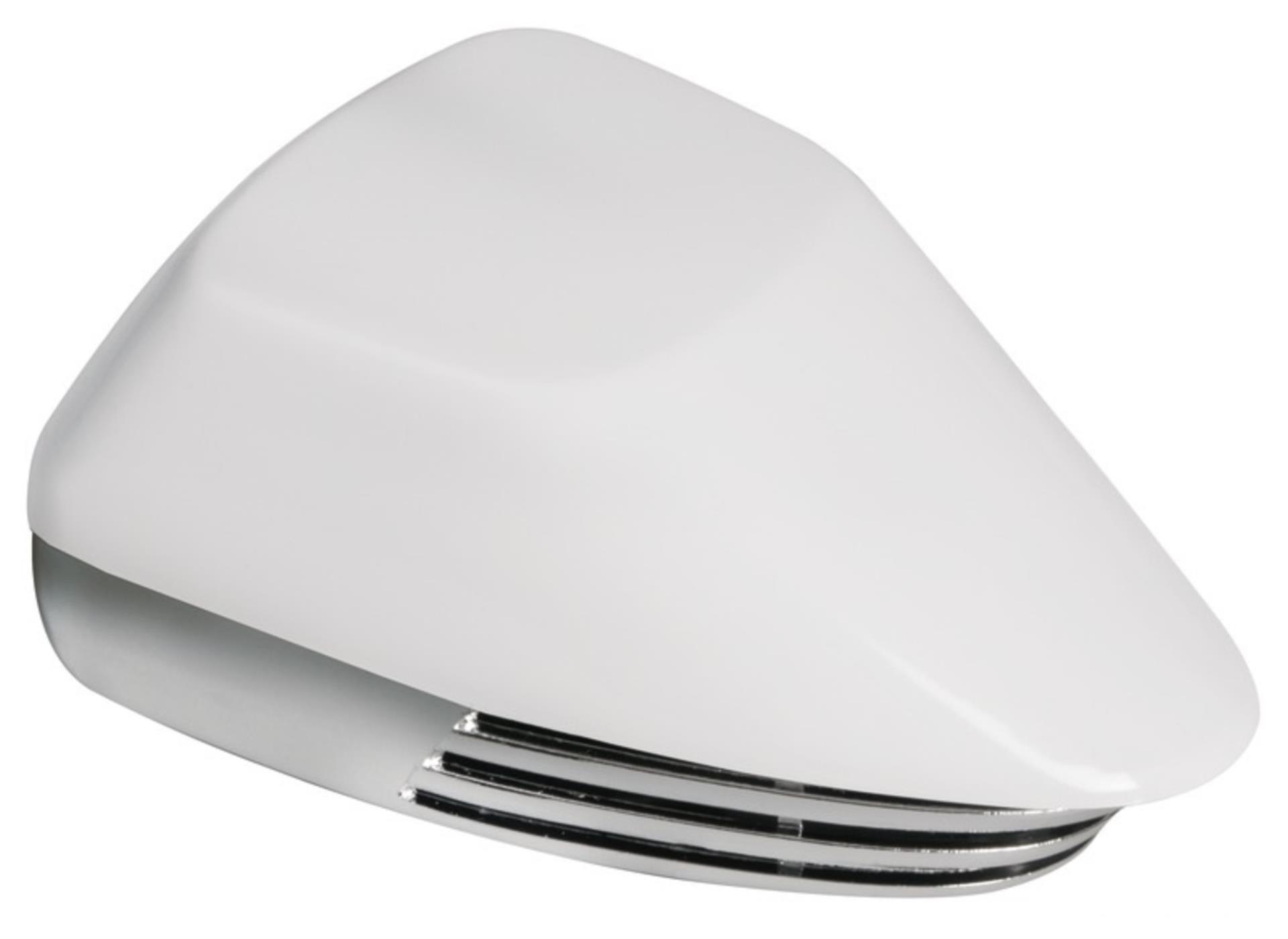 Osculati Bootshupe 12 V, weiss / chrom