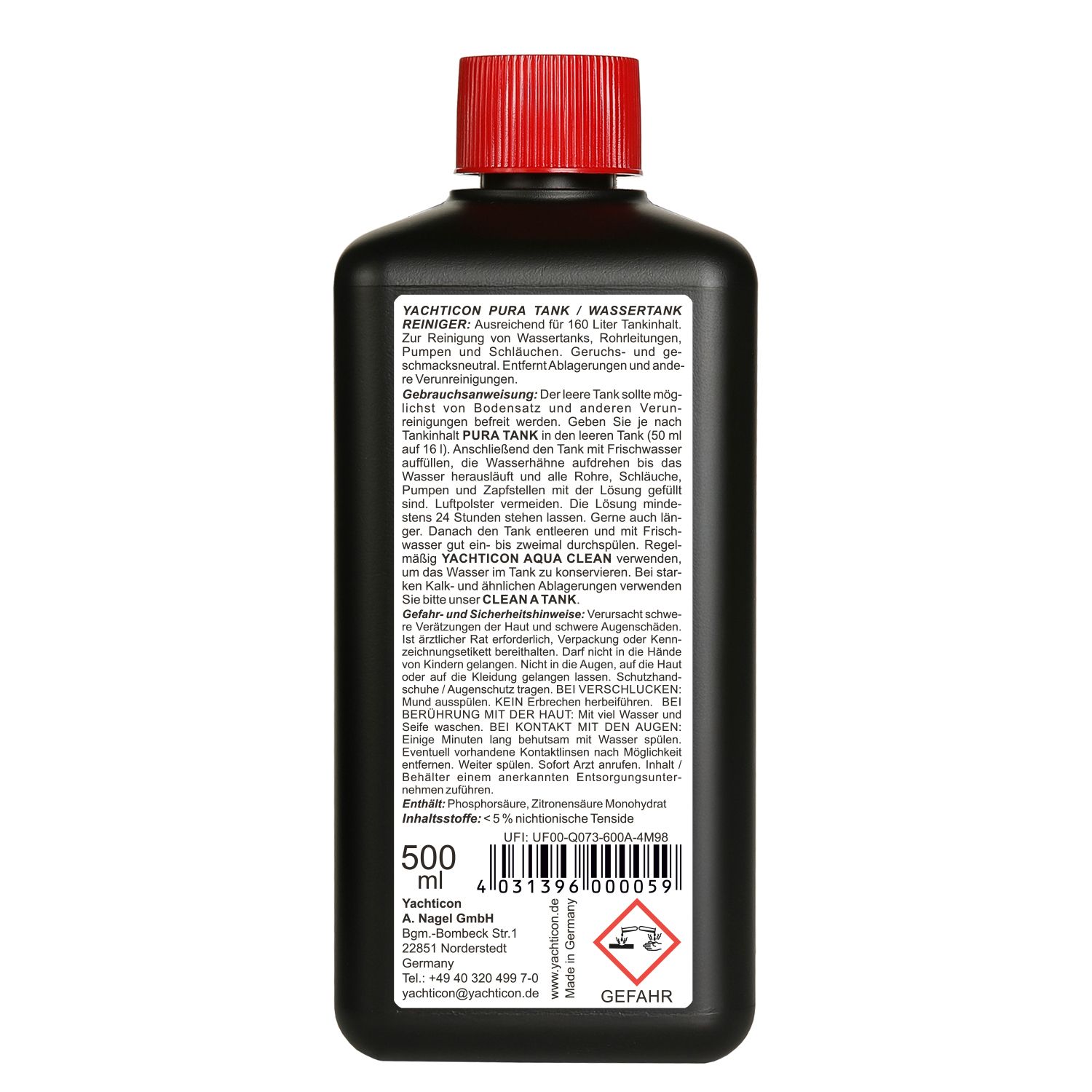 Yachticon Pura Tank, 500 ml