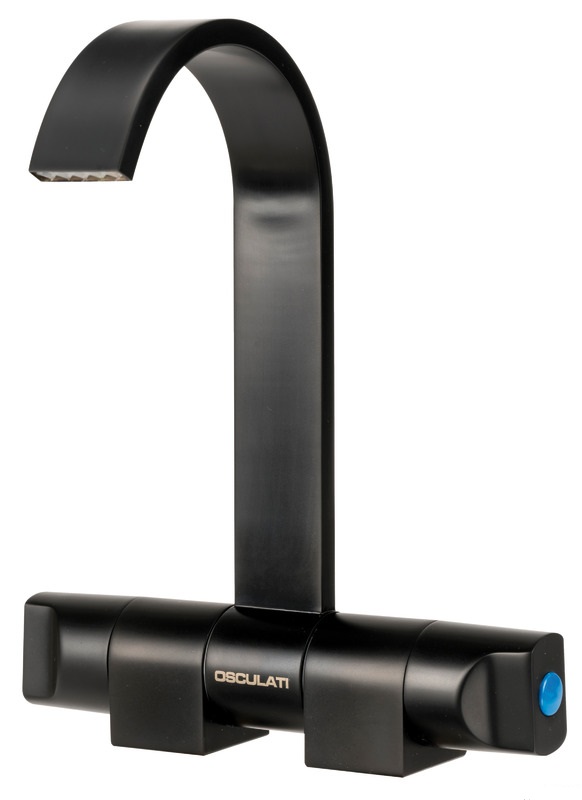 Osculati Wasserhahn Style Black, Kalt & Warm