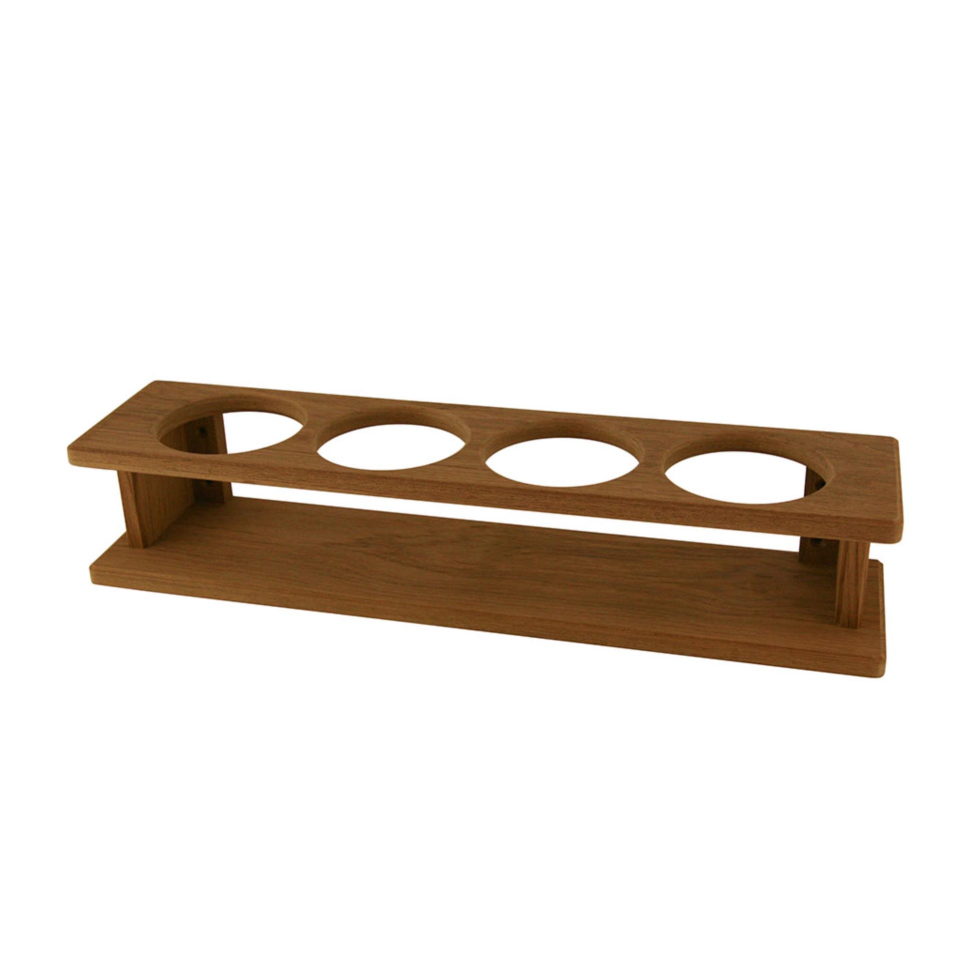 ARC Marine Teak Glashalter für 4 Gläser