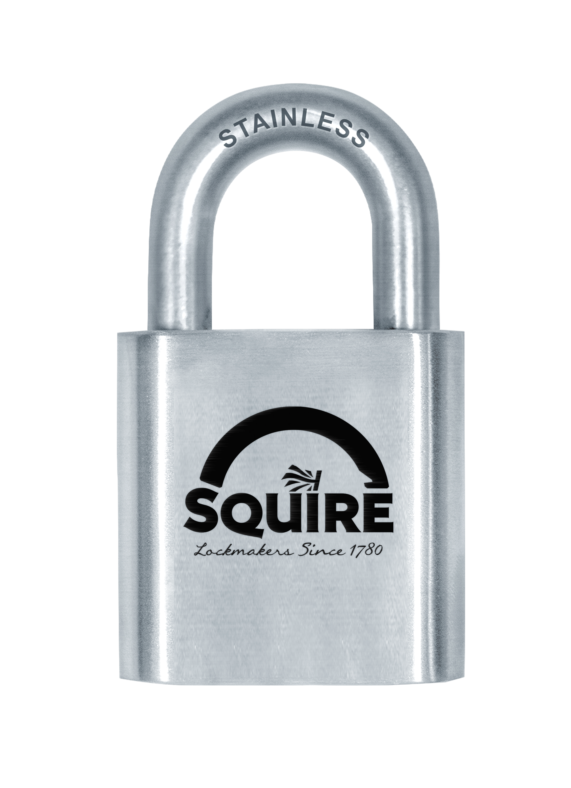 Squire ST50SBX Vorhangschloss Edelstahl 10mm Bügel, 2 Schlüssel