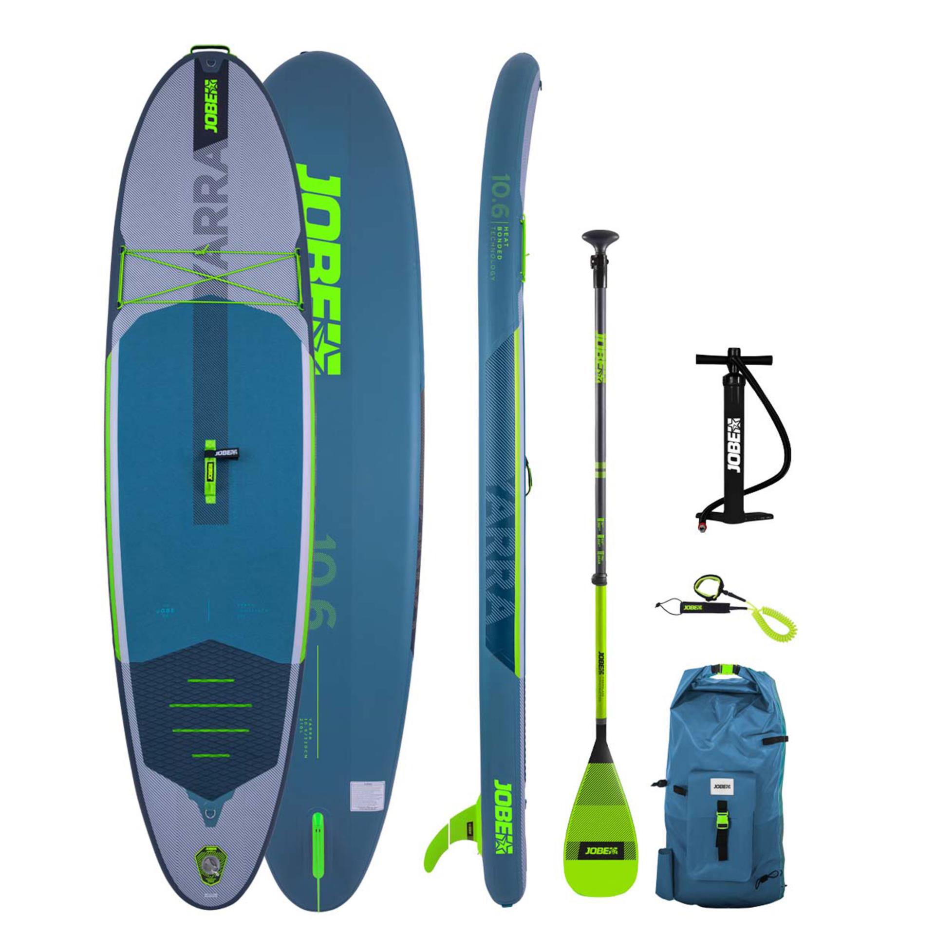 Jobe "YARRA" 10.6 aufblasbares SUP board Paket "stahlblau"