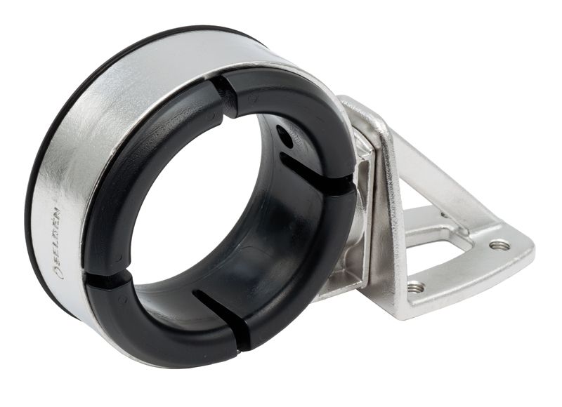 Selden Montagebeschlag 90° mit Führungsring, 72 mmØ