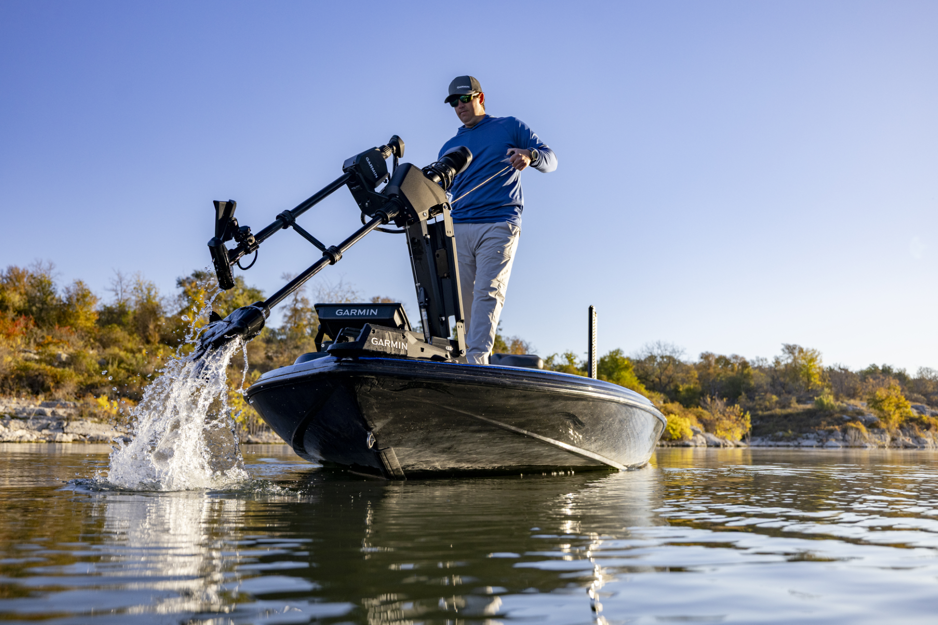 Garmin Spy Pole Geberstange 49" mit GT360UH Echolotgeber