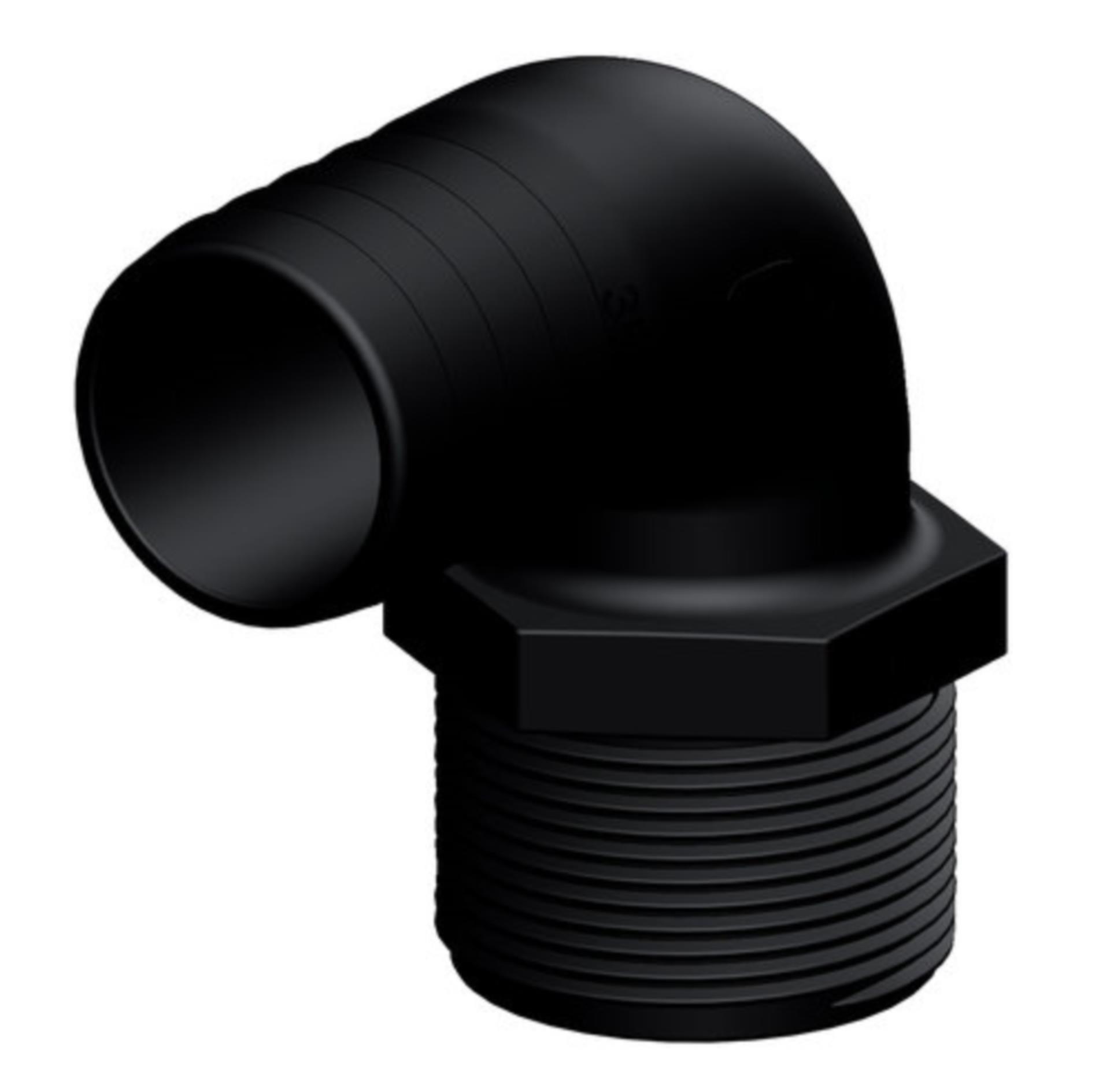 Trudesign 90°-Winkel Außengewinde 1 1/2 "