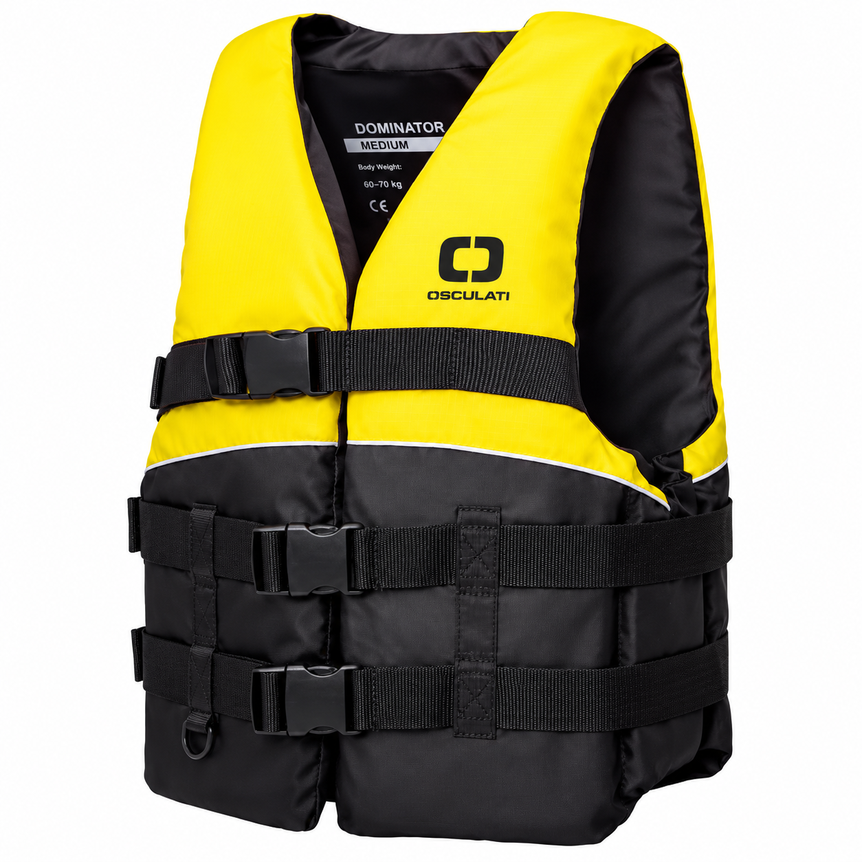Osculati Dominator Schwimmhilfe 50N Gelb / Schwarz, 25 - 40 kg
