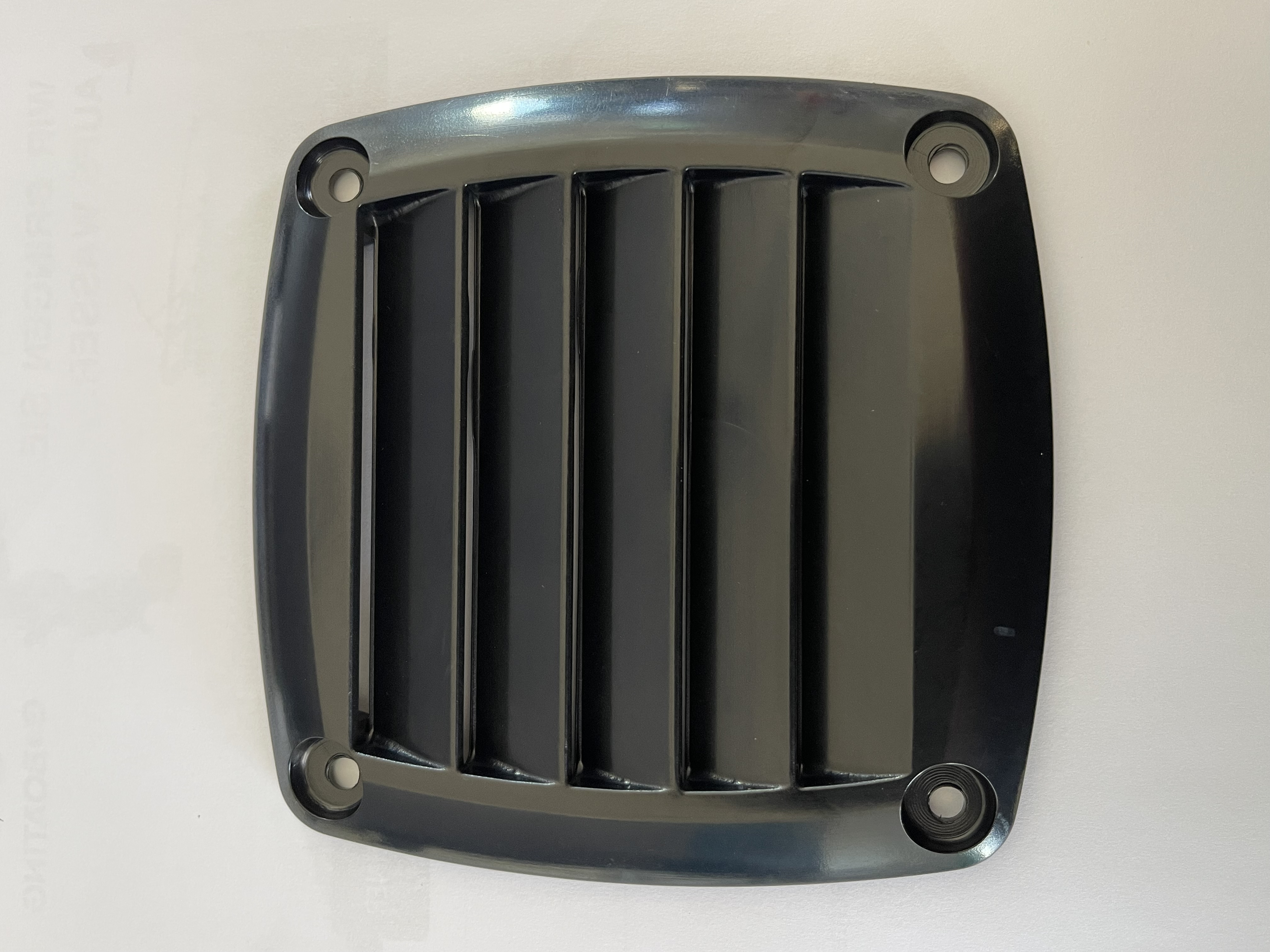 Osculati ABS Lüftungsgitter schwarz, 85 x 85 mm