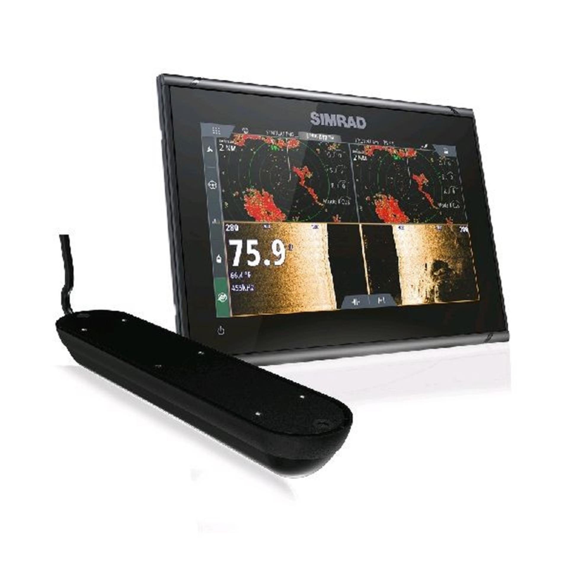 Simrad Go 9 mit Active Imaging Heckgeber