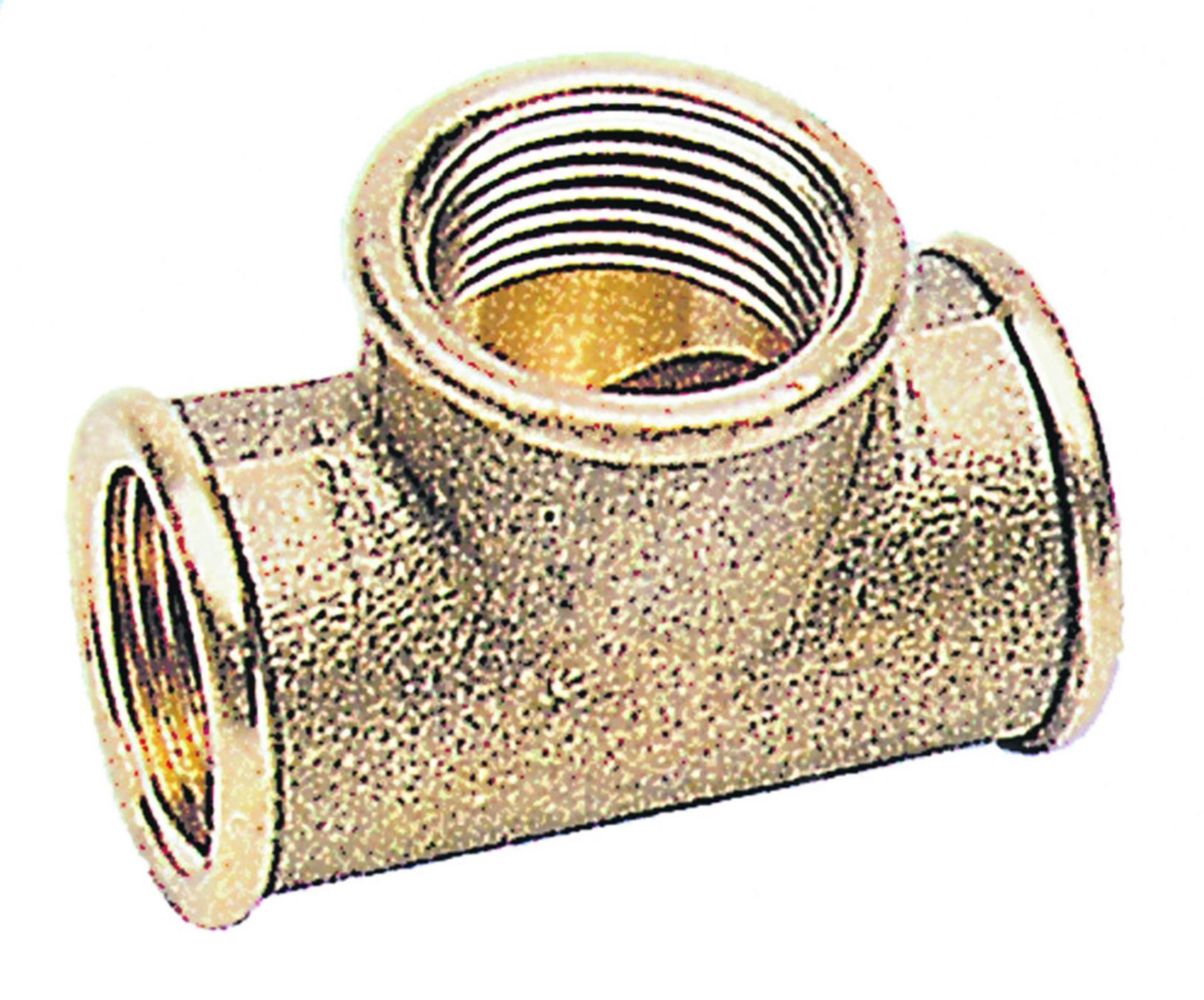 Osculati T-Stück Messing 1/4 "