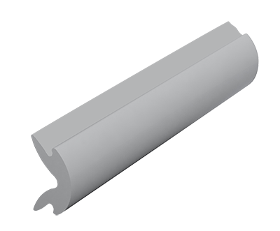 Vetus Kederleiste für Poly Basis 40 x 31, hellgrau (20 Meter)