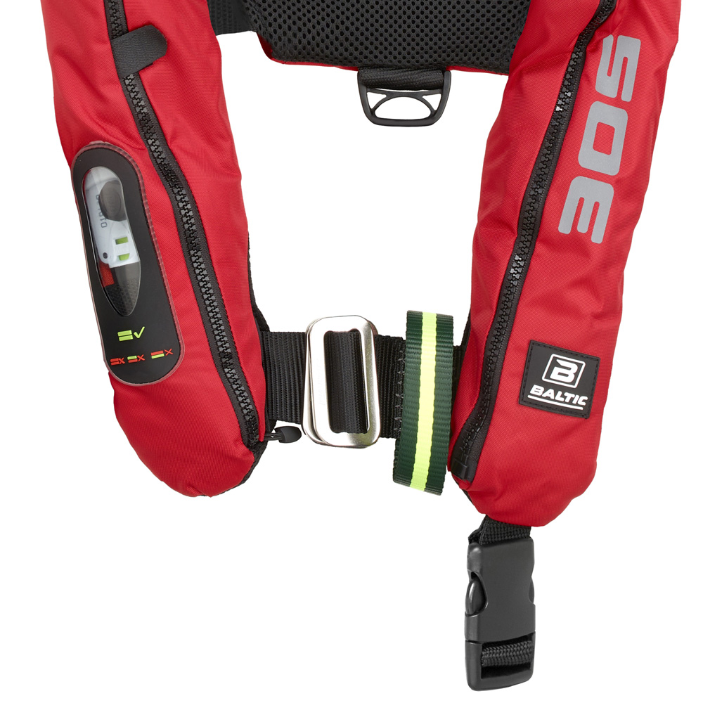 Baltic Legend 305 Automatik Weste, rot Harness