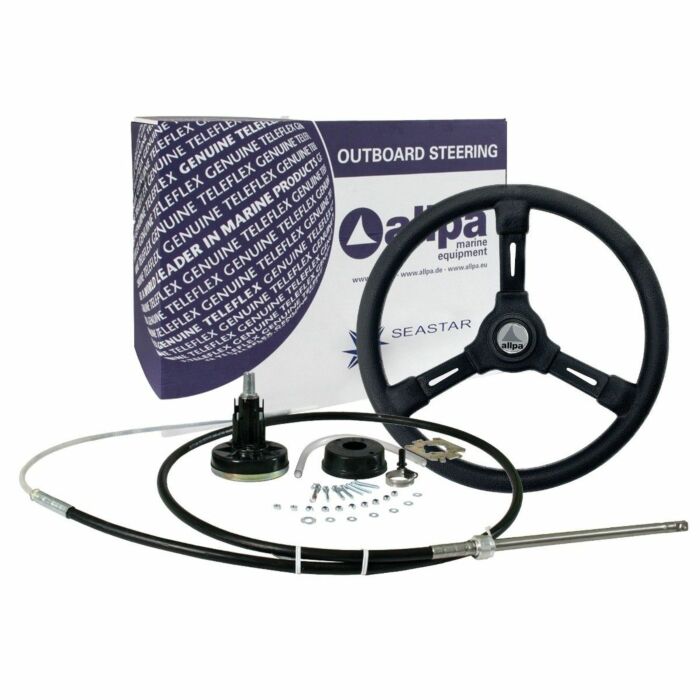 Seastar by Dometic (Teleflex) Seastar Light Duty Lenkung mit Steuerrad, 5,18 Meter