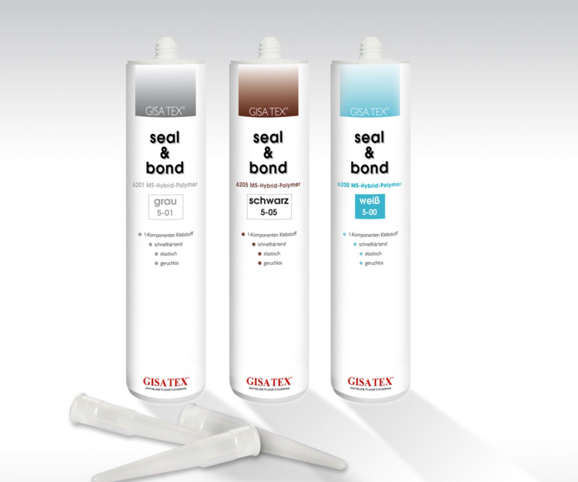 Gisa Tex GISATEX Seal & Bond schwarz, 310 ml