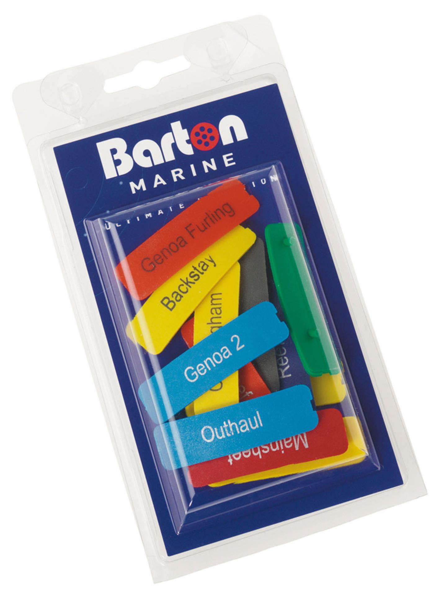 Barton Marine Hebelbeschriftungsset "Racing" mit 12 Labels