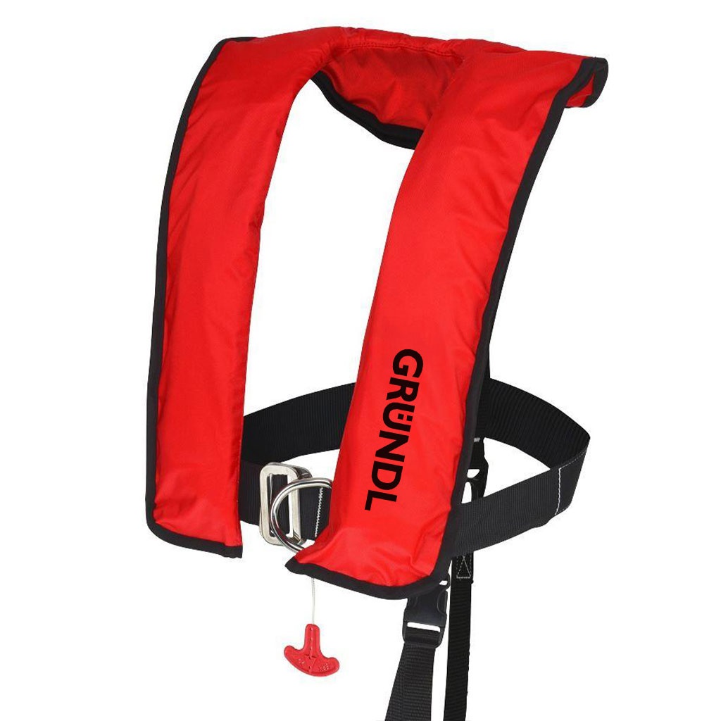 SOSTechnic Gründl Automatik Rettungsweste NAUTIC PRO 275, rot