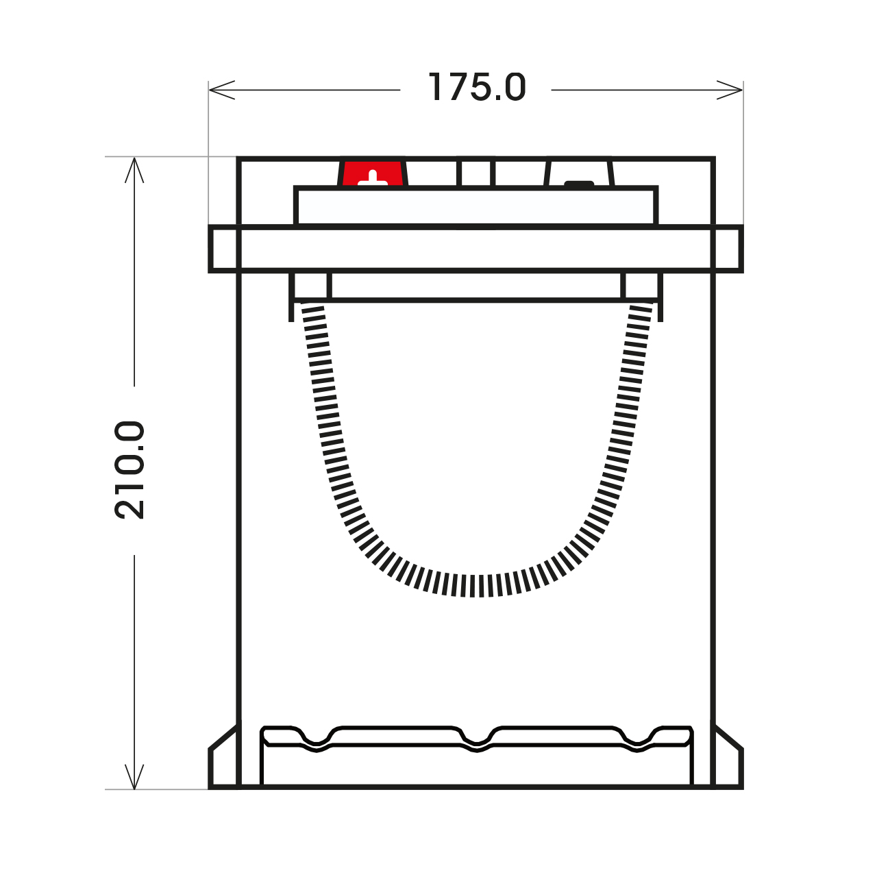 Panther Batterien Panther Starterbatterie P+ 110 AH (514 x 175 x 210 mm), 26,0 kg